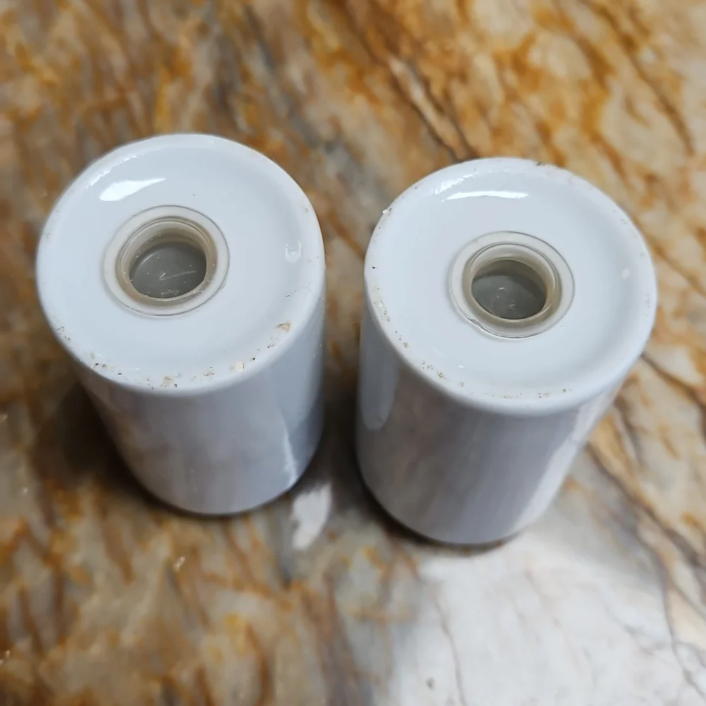 Badic White Salt & Pepper Shakers